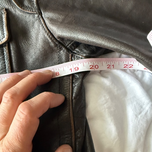 Black Rivet Leather Jacket - Picture 3 of 9